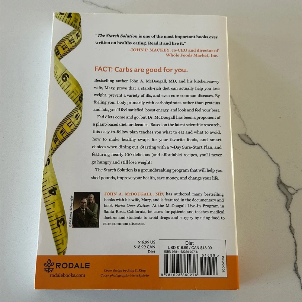 The Starch Solution Book by John A. McDougall - Picture 2 of 6